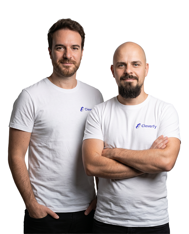 Rubén Alejos e Federico Cánovas, cofundadores de Cleverfy